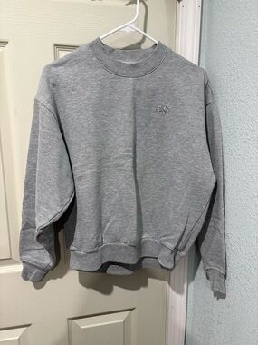 ALO Yoga Crew Sweatshirt Heather Gray